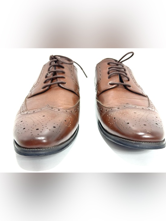 Mio Marino Brown Wingtips Oxford Dress Shoe 12 main image 4